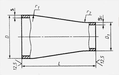 Переходы концентрические ГОСТ 17378-2001